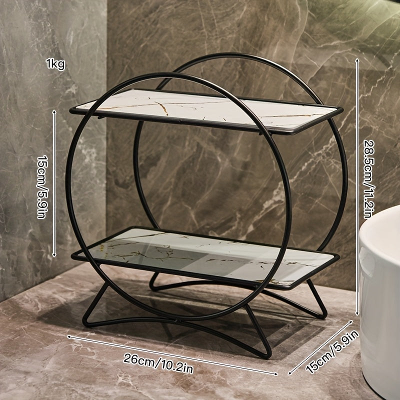 Double-Tier Cat Ear Bathroom Organiser