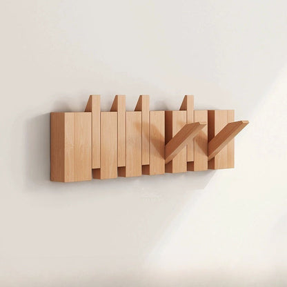 Foldable Piano Key Wooden Wall Hooks