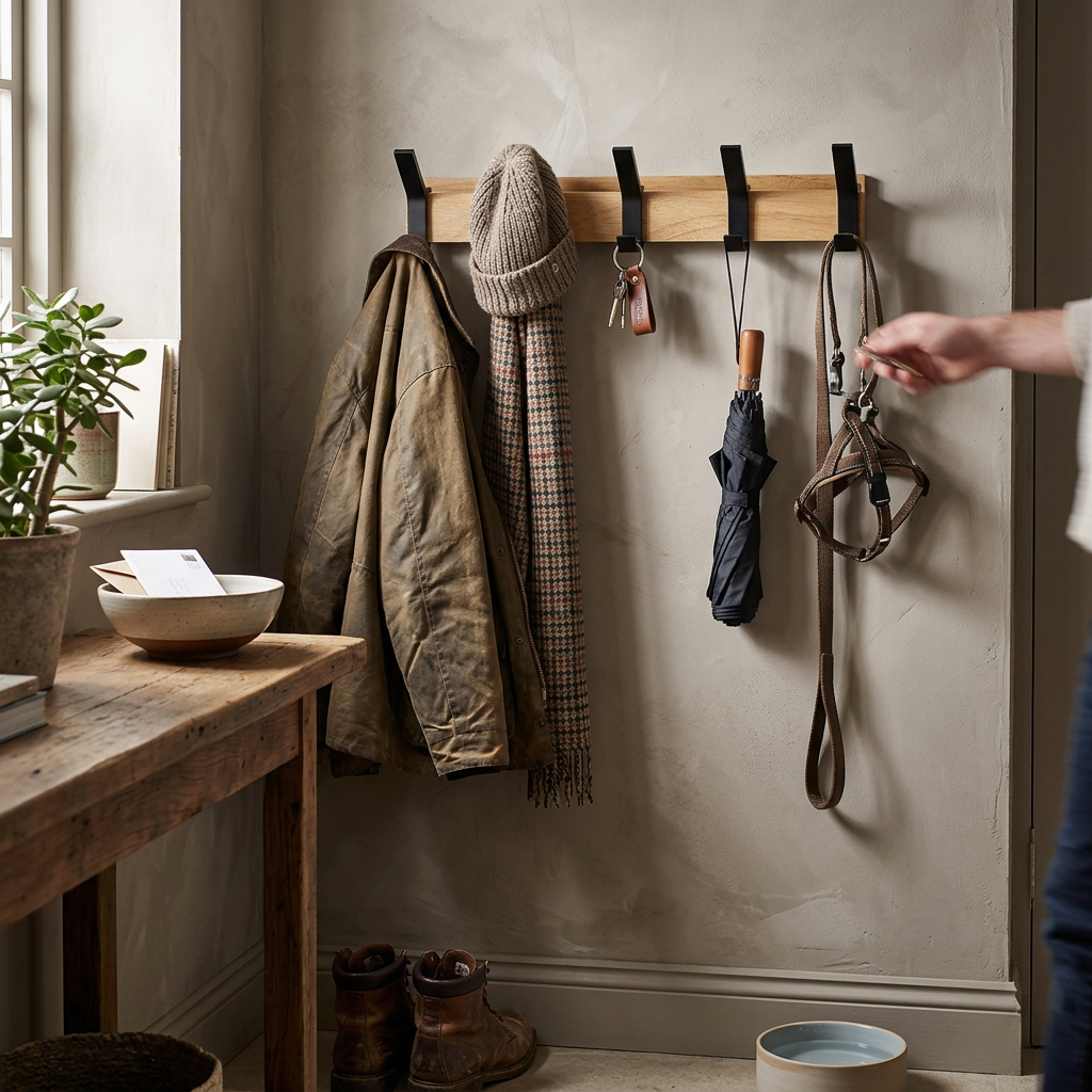Nordic Wall-Mounted Coat Rack