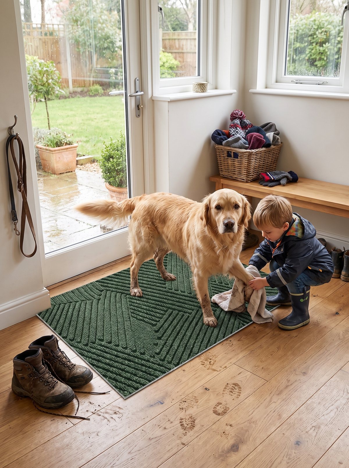 Non-Slip Door Mat, Dirt Stops Here