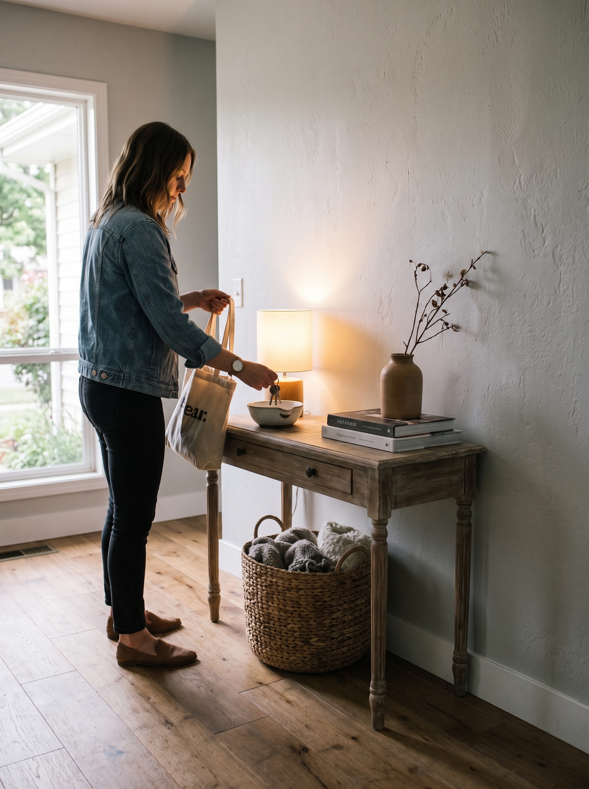 Maeve Solid Oak Wall Rack, Timeless Scandinavian Lines